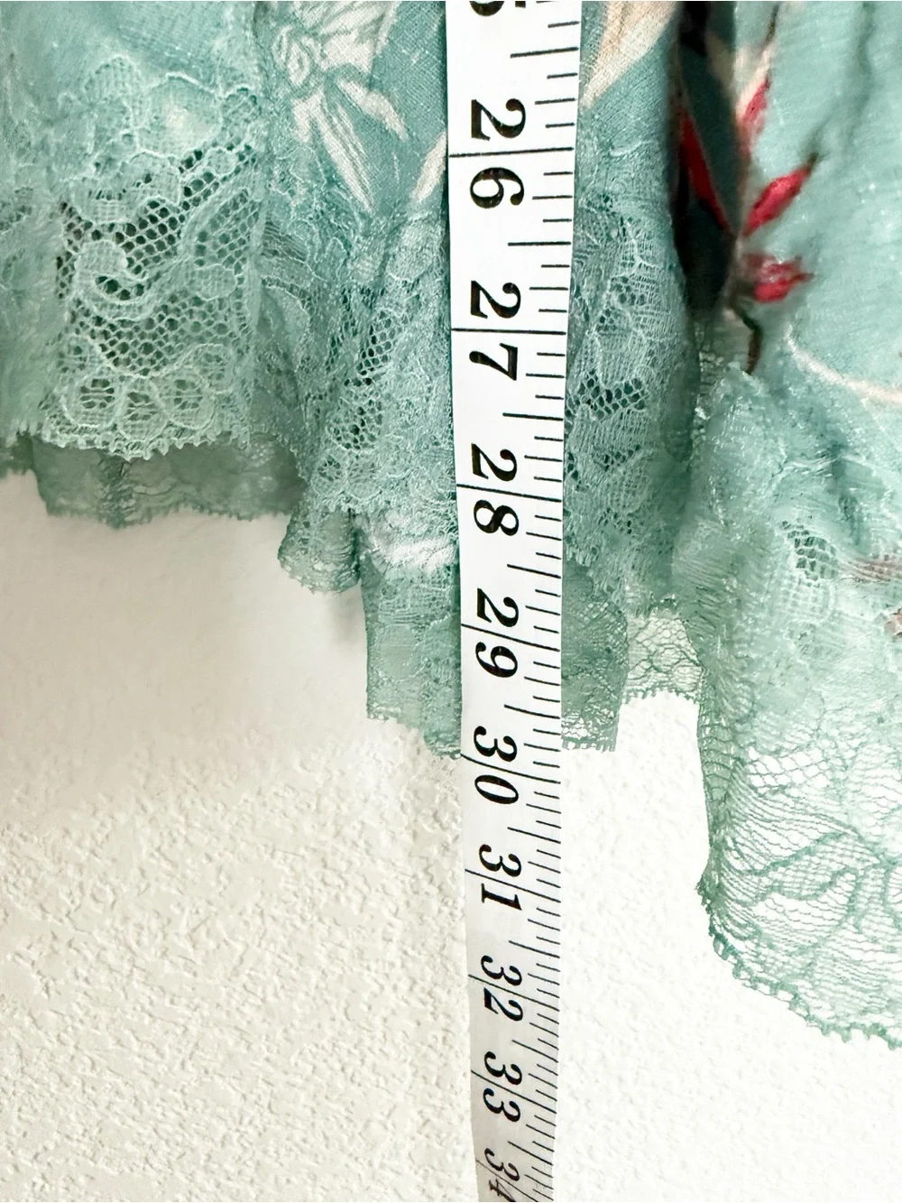 Free People Bellflower Lace Tank Top light Green Floral Trapeze Tunic
